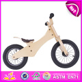 2014 nueva bici de madera del balance para los niños, bici de madera más popular para los niños, juguete de madera de la bici de la venta caliente para el bebé W16c084